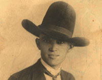 Young Cowboy in Cowboy Hat